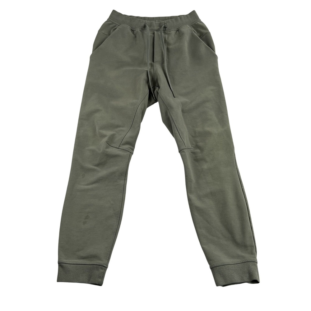 Lululemon Womens S City Sweat Tapered Jogger Pants Olive Green Athleisure